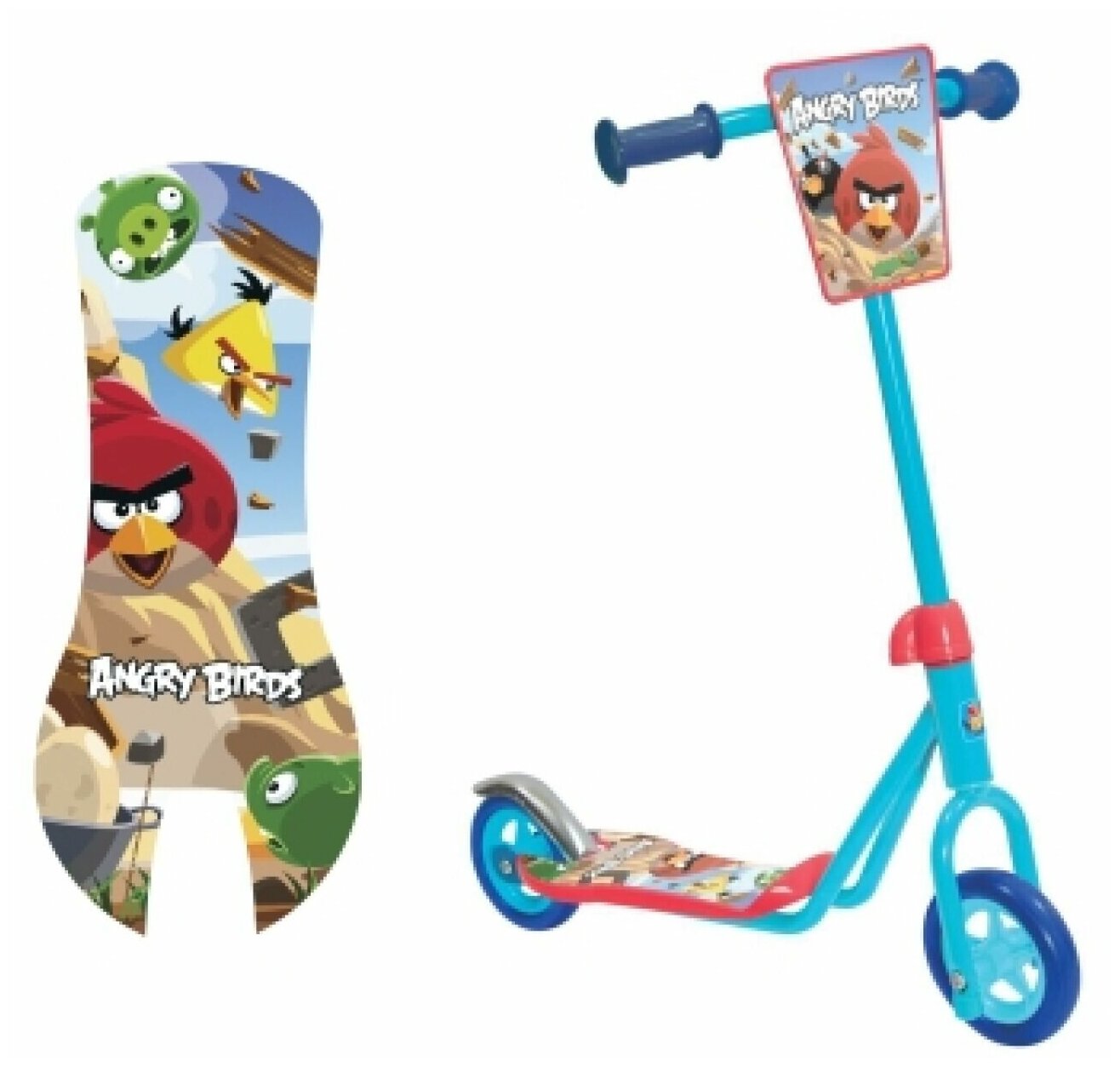 Двухколесный самокат Angry birds EVA