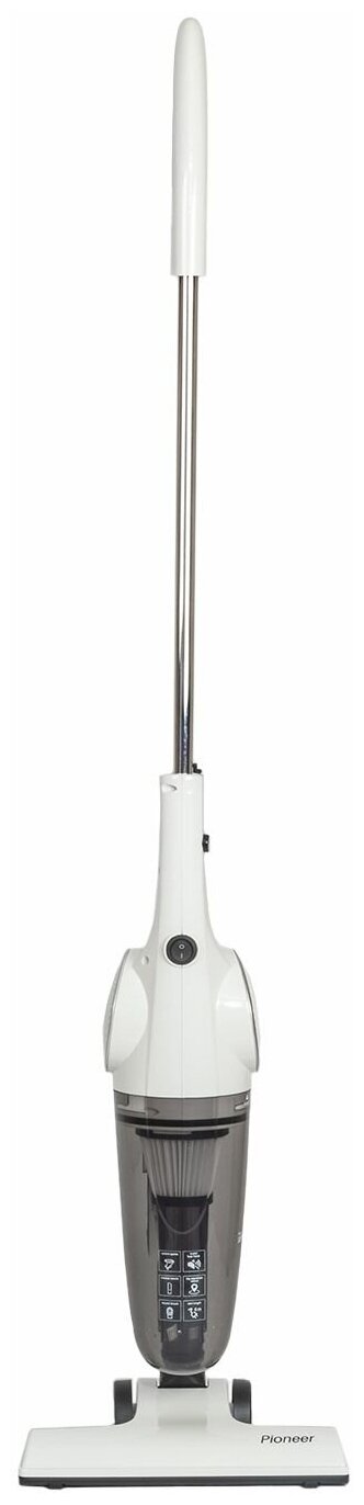 Вертикальный циклонный пылесос Pioneer 2 в 1 вертикальный и ручной моющийся HEPA фильтр поворотная щетка 4 насадки шнур 6 м 800 Вт