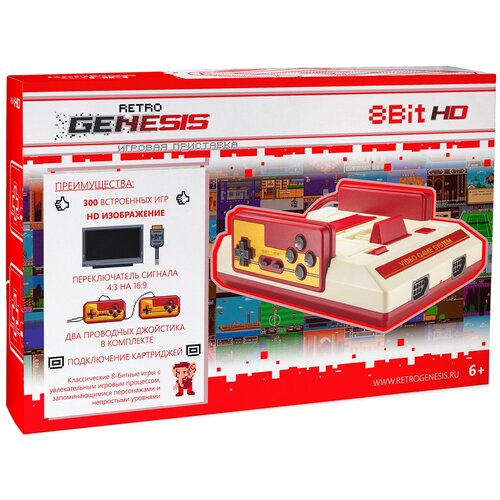 Игровая приставкаRetro Genesis8 Bit HD, белый