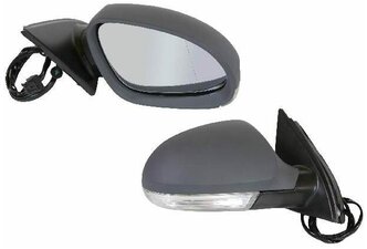 Зеркало заднего вида (боковое) правое электро, 6 контактов, с повторителем поворота и подогревом PASSAT B6 2005-2010 VWL61010500R