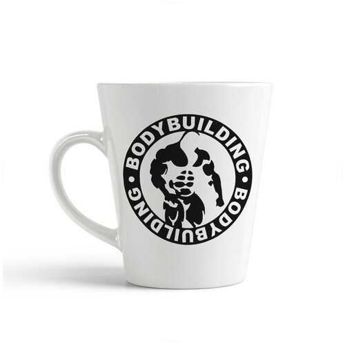 фото Кружка-латте coolpodarok "bodybuilding (бодибилдинг)"