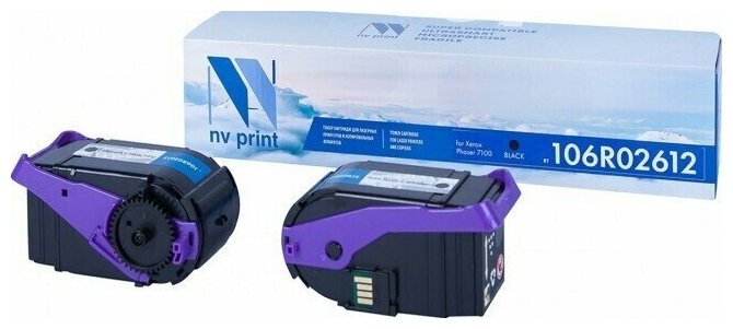 Картридж NV Print 106R02612 Черный для принтеров Xerox Phaser 7100, 10000 страниц