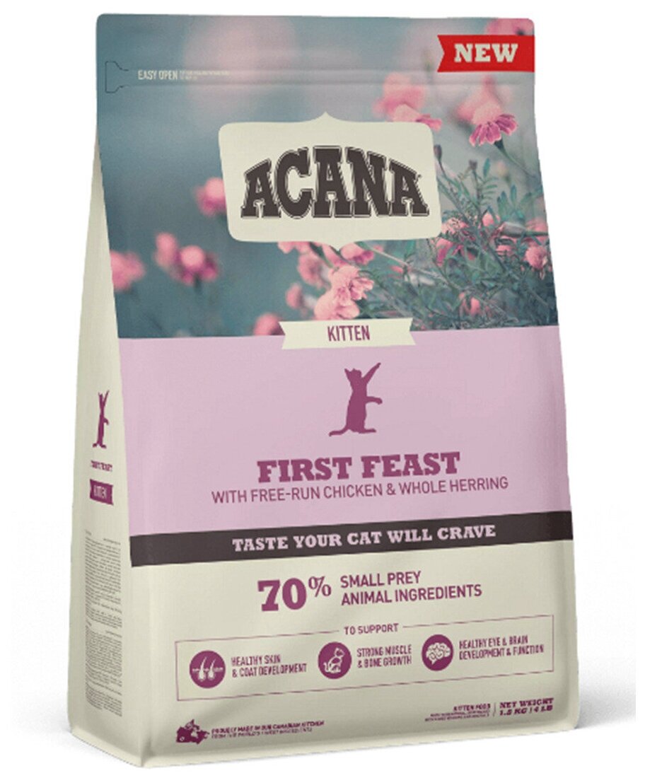 Корм для кошек ACANA FIRST FEAST (NEW) 1.8 кг