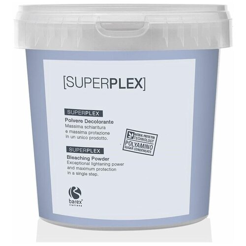 Краска для волос Barex Coloring Hair SUPERPLEX High Performance White Bleaching Powder, Обесцвечивающий порошок, 30 г