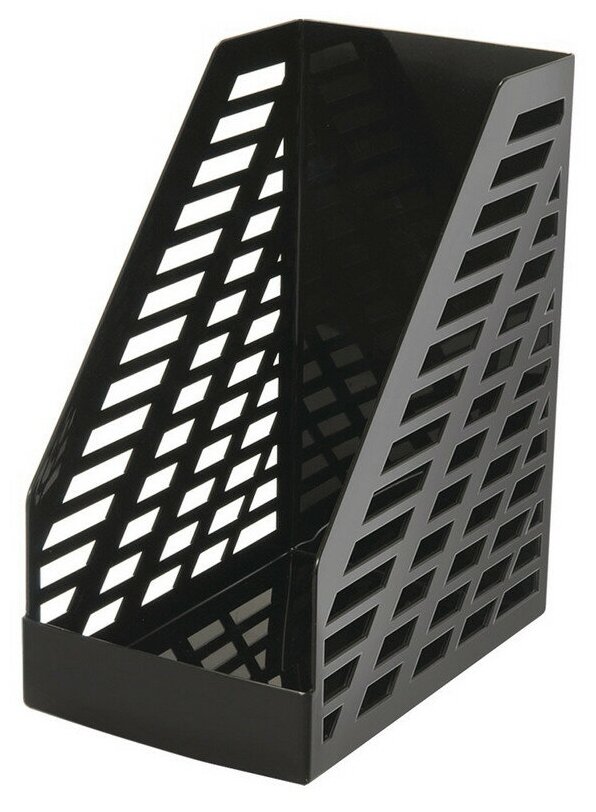 фото Вертикальный накопитель Стамм XXL пластиковый черный ширина 160 мм 1 шт.