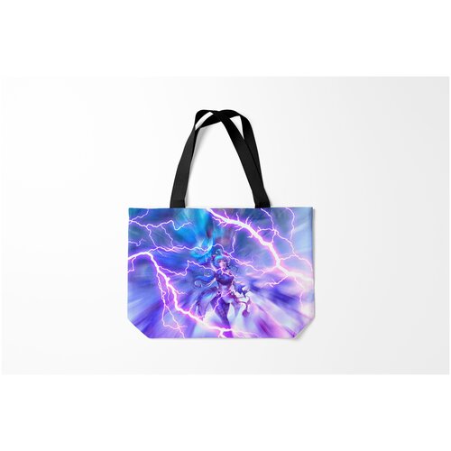 фото Сумка-шоппер / 46х35 см / геймерам / genshin impact геншин импакт z burnettie