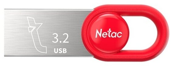 Флешка Netac 128Gb UM2 USB 3.2 (NT03UM2N-128G-32RE)