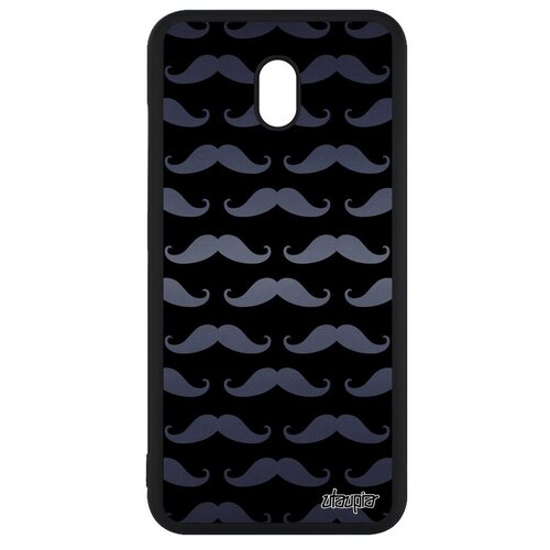 фото Необычный чехол на смартфон // xiaomi redmi 8a // "усы" дизайн гламур, utaupia, черный