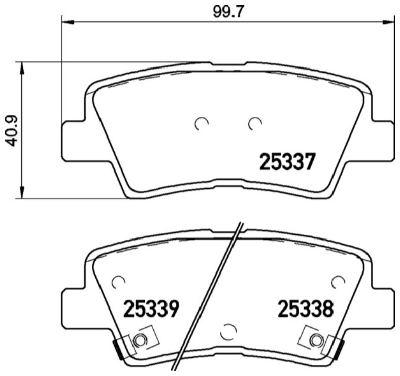 Колодки дисковые задние для soul 1.6i/crdi 09 , sonata v 2.0ti/crdi 05 Nisshinbo NP6020