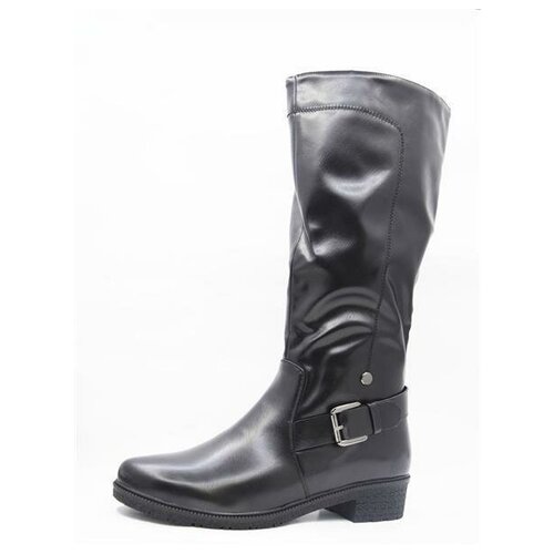 фото Avenir 2122-mi62232bv женские сапоги черный искусственная кожа зима, размер 42