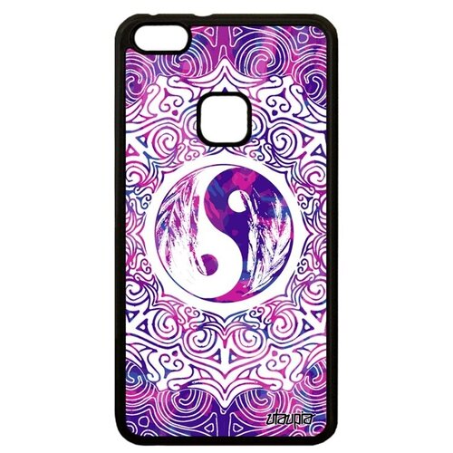 фото Ударопрочный чехол на телефон // huawei p10 lite // "инь и ян" дизайн стиль, utaupia, фиолетовый
