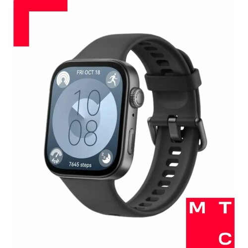 Часы HUAWEI Watch FIT 3 Solo-B09S чёрные 9990₽