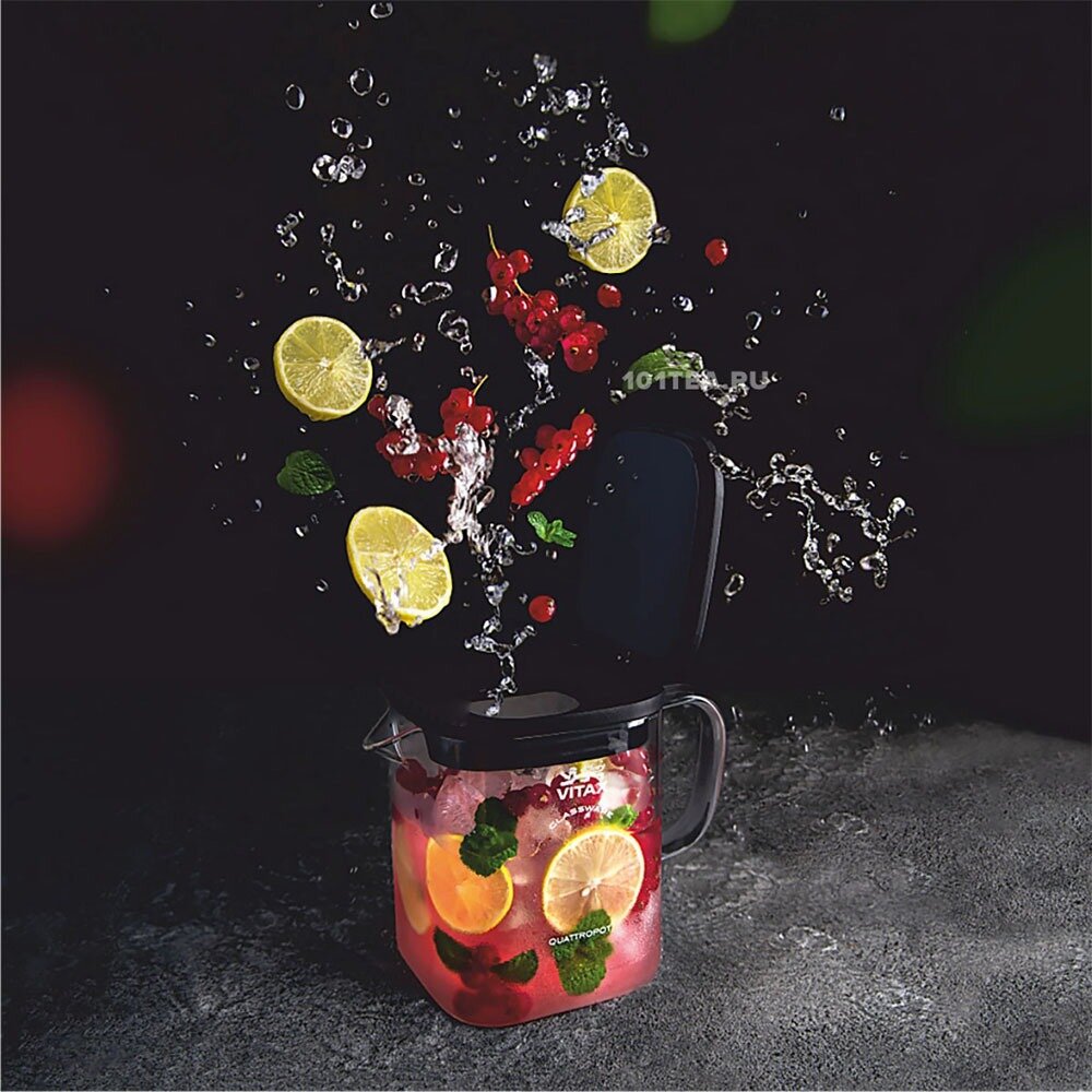 чайник заварочный 4в1 VITAX Warkworth 1100мл термостекло, пластик, нерж.сталь, силикон - фото №9