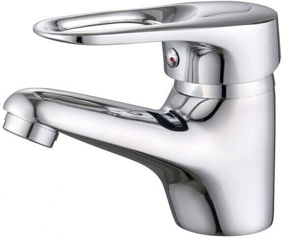 Смеситель для умывальника D40-A, серия 240, ECONOCE (Короткий монолитный излив) (EC0247)