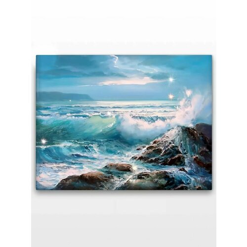 Алмазная мозаика на подрамнике 50х40/Пейзаж