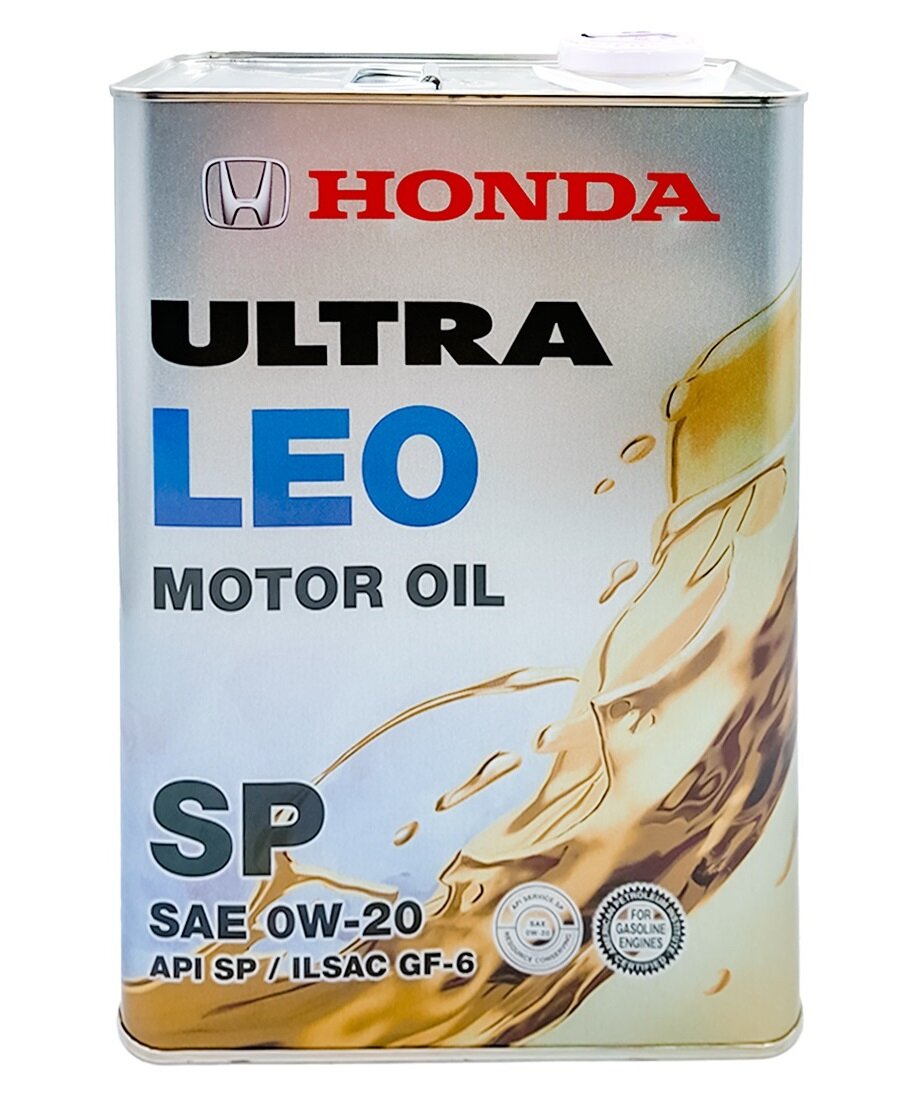 Масло Моторное Honda Ultra Leo Sp/Gf-6 0w-20 4 Л Арт. 08227-99974