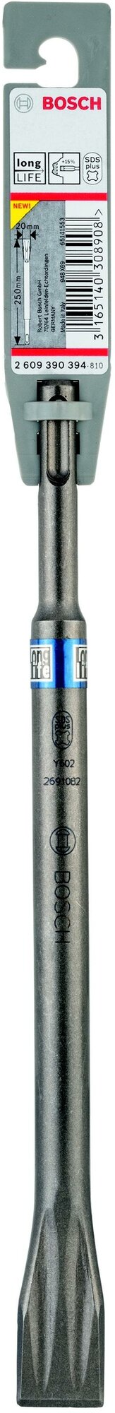 Зубило SDS-plus BOSCH 2.609.390.394 20 x 250 мм