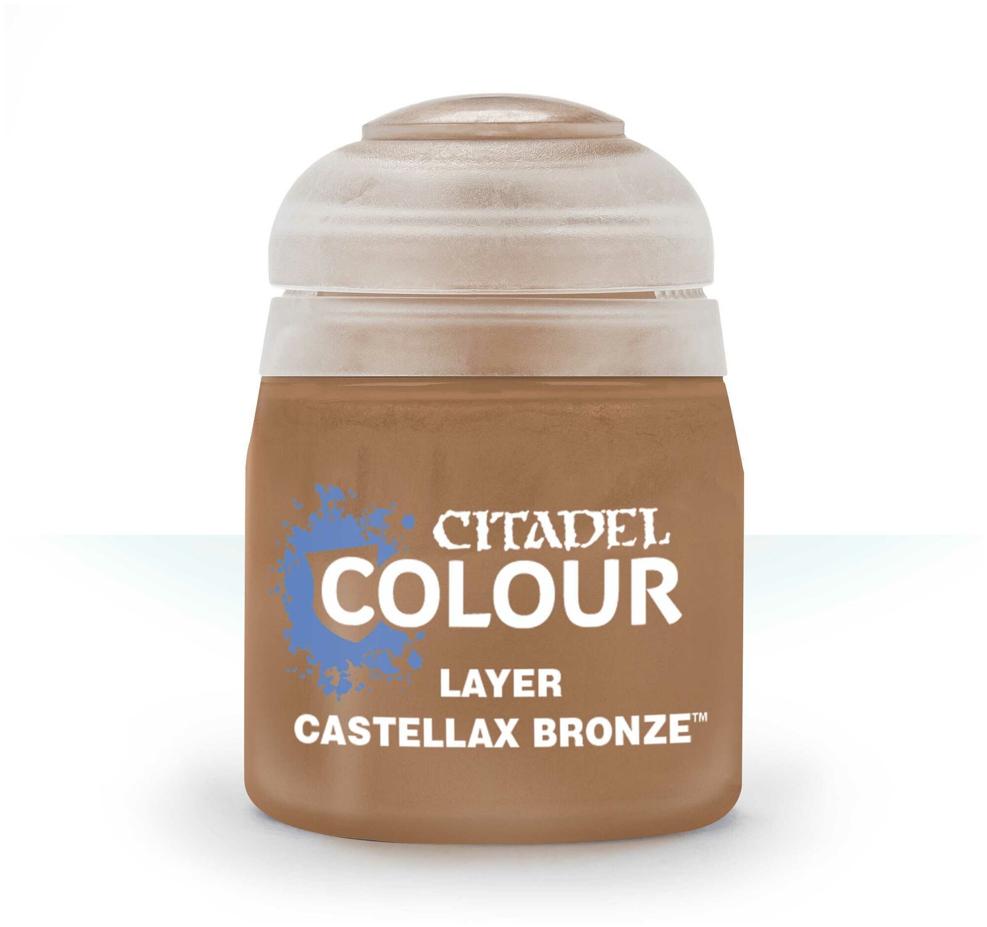 Краска акриловая Citadel Layer Castellax Bronze / Кастеллакская бронза (12 мл.)