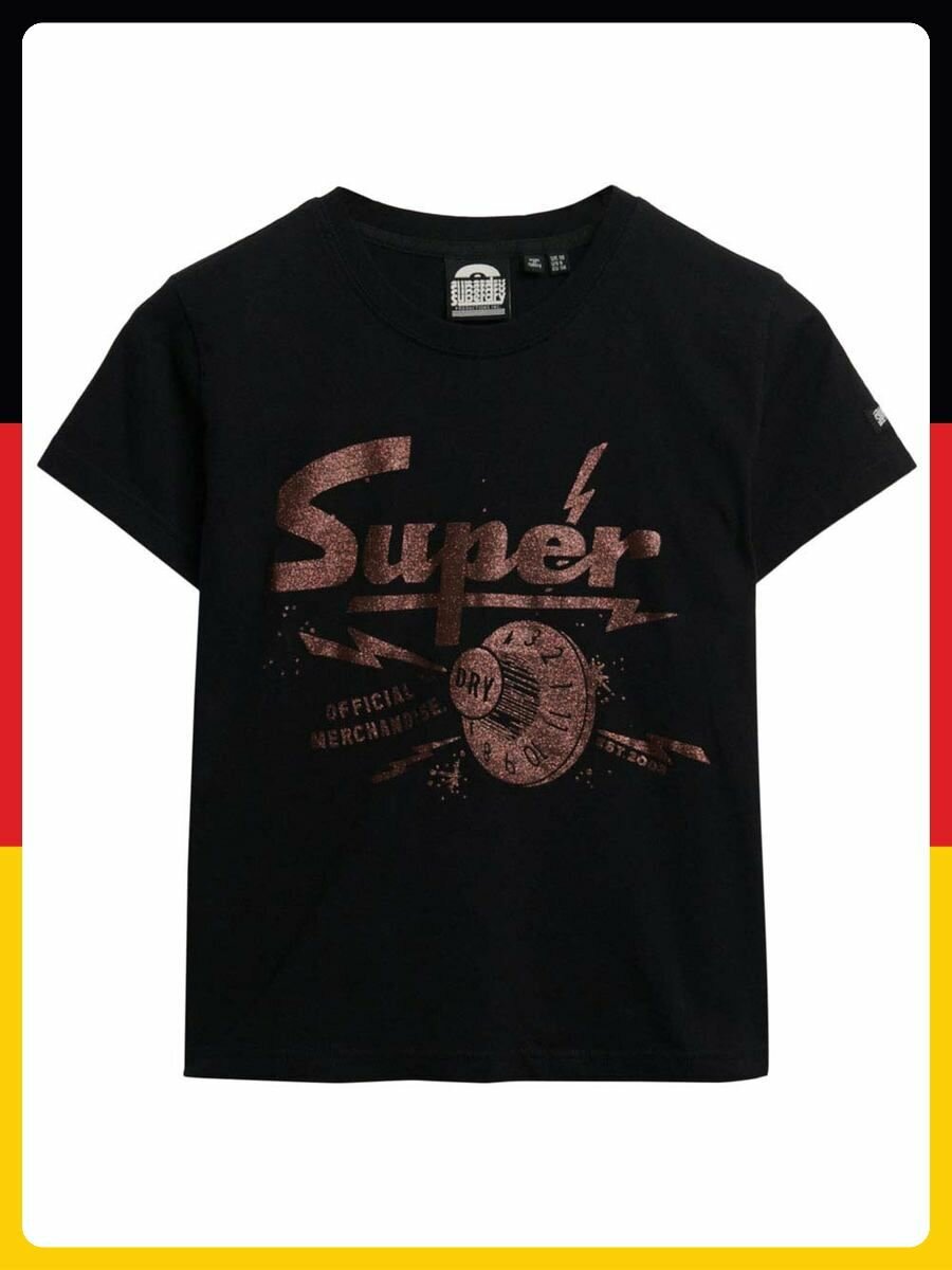 Футболка спортивная Superdry, размер XL., черный