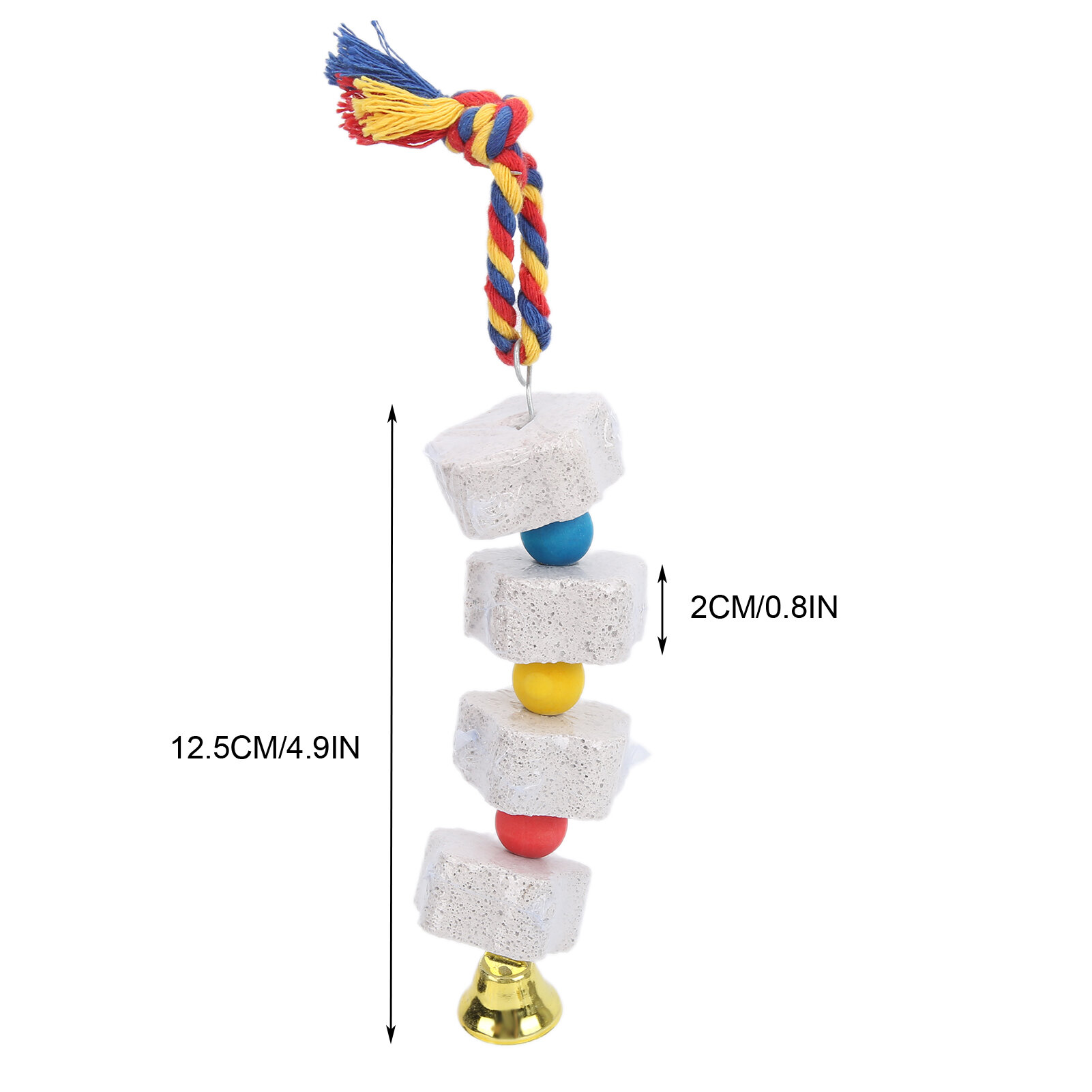 2 шт. жевательные игрушки для птиц шлифовальный камень для клюва птицы для попугаев/хомяков и других грызунов