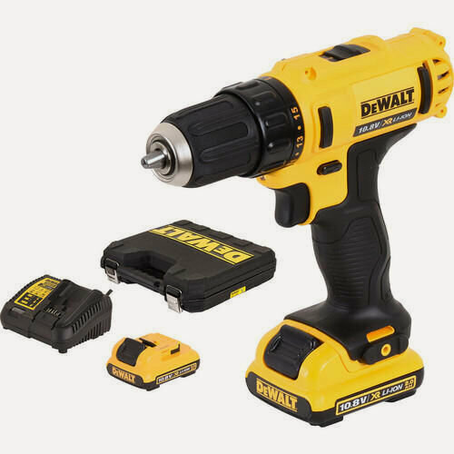 Изображение товара Дрель-шуруповерт аккумуляторная Dewalt DCD710D2-QW (IN)