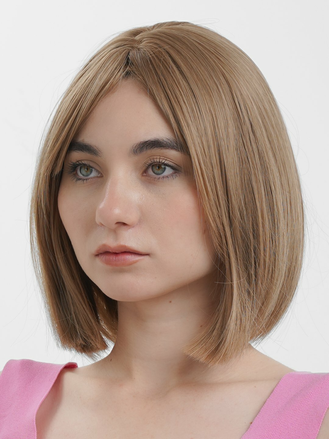 Парик "Каре с челкой", стильный и удобный, высококачественные материалы