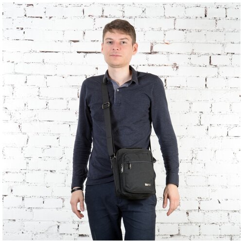 фото Сумка мужская б 6914 чёрная aotian