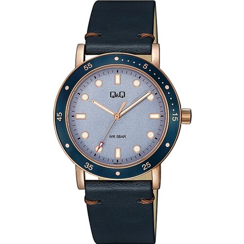 фото Наручные часы q&q наручные часы q&q qb85-102, черный, голубой