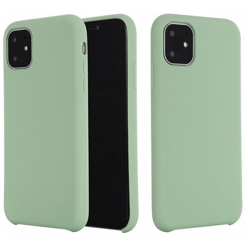 Силиконовый чехол Mobile Shell для iPhone 11 Pro (темно-зеленый) чехол interstep 4d touch mv iphone 11 pro темно зеленый