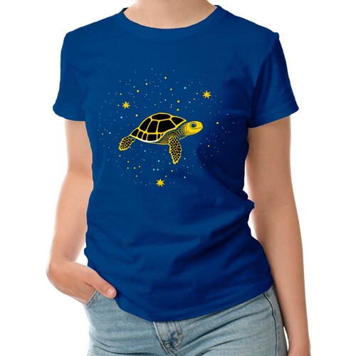 фото Футболка roly, хлопок, размер 44/46, черный