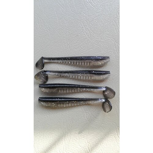 Силиконовая приманка мягкая Аваруна (Easy Shad) 89мм (6шт) Натурал (Natural).