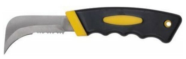 Нож для напольных покрытий нерж. сталь прорезиненная ручка FIT 10630