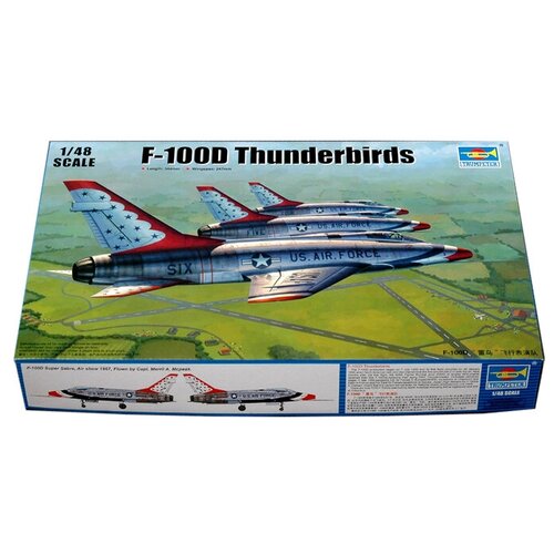 Сборная модель Trumpeter F-100D in Thunderbirds livery (02822) 1:48