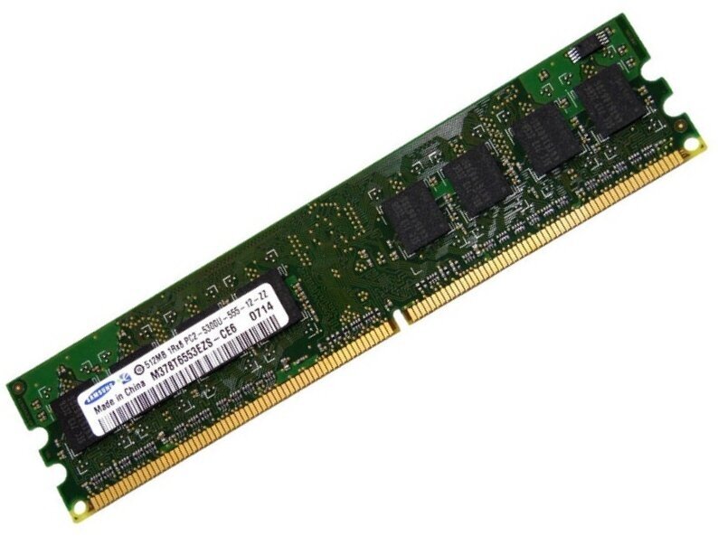 Оперативная память Samsung 512 МБ DDR2 667 МГц DIMM M378T6553EZS-CE6