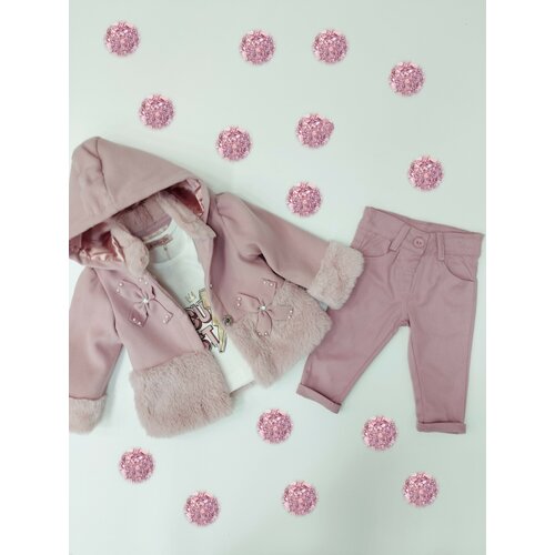Комплект с брюками , размер 68, розовый