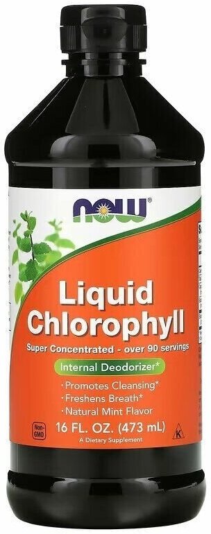 NOW Liquid Chlorophyl / Хлорофилл жидкий НАУ 473 мл