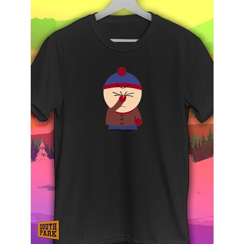 фото Футболка hilari, размер 44, черный, белый