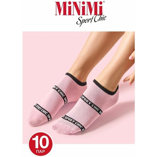 фото Носки minimi, 10 пар, размер 35-38 (23-25), розовый