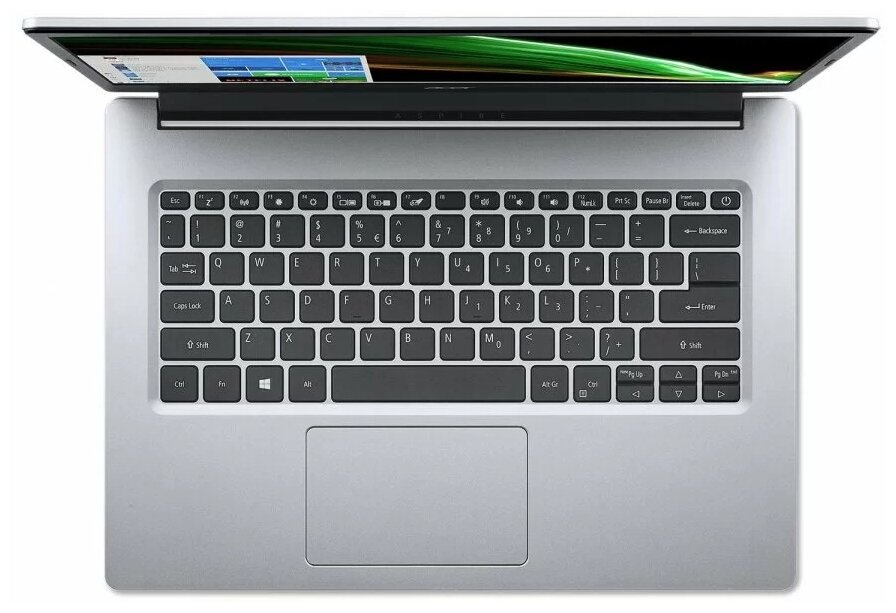 Ноутбук Acer Aspire 3 A314-35-P7B7 14 Intel Pentium Silver N6000 11ГГц 4ГБ 500ГБ Intel UHD Graphics Windows 10 Home NXA7SER007 серебристый