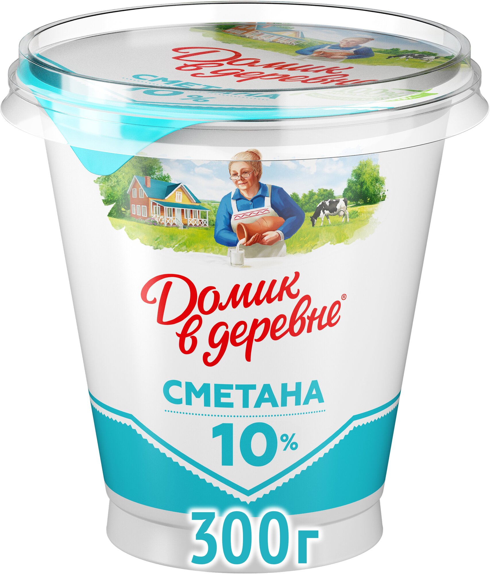 Сметана Домик в деревне 10% 300г