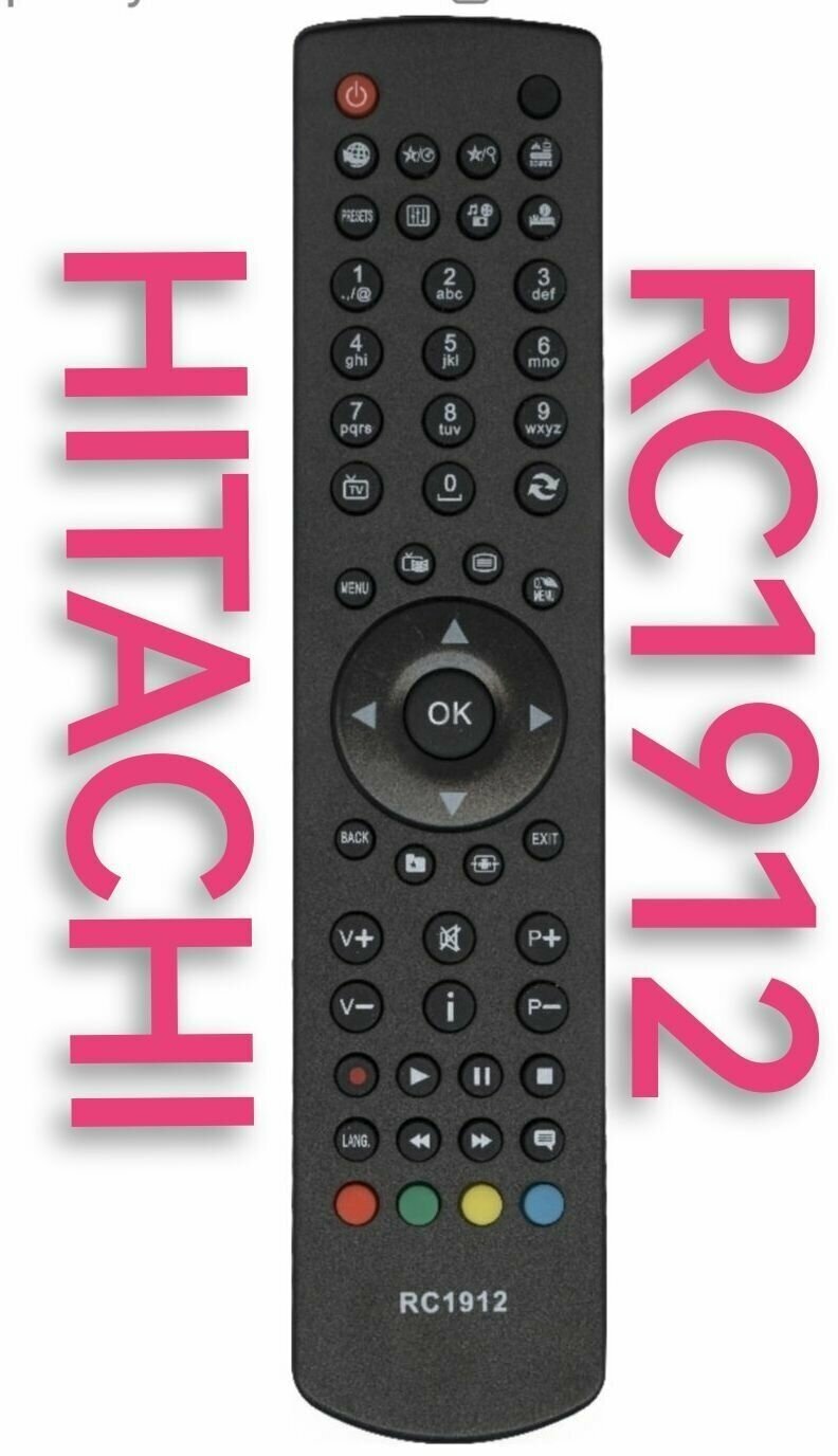 Пульт RC1912 для HITACHI/хитачи телевизора