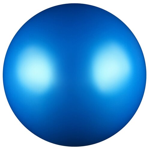 фото Мяч для художественной гимнастики, силикон, металлик, 15 см 300 г, ab2803, цвет синий сима-ленд