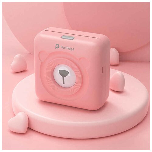 Портативный фото-термопринтер c bluetooth Pocket Printer карманный мини термопринтер розовый 795000₽