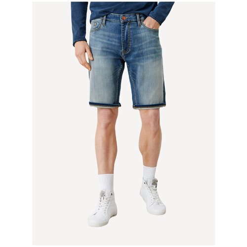 фото Мужские шорты, q/s by s.oliver, артикул: 520.10.203.26.180.2111945, цвет: синий, размер: 28