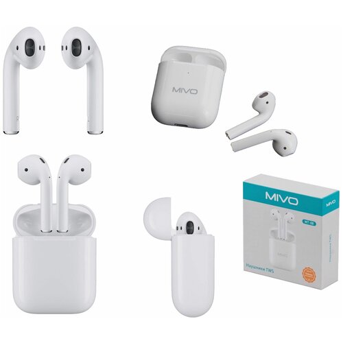 Беспроводные наушники MIVO MT-08 Bluetooth 51 с сенсорным управлением IOS Android 98000₽