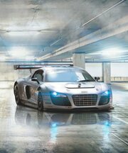 Моющиеся виниловые фотообои Авто. Audi r8, 250х300 см