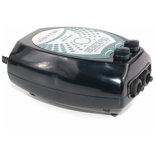 Аквариумный компрессор Hailea ACO-6604 с регулятором потока на 2 канала 230000₽