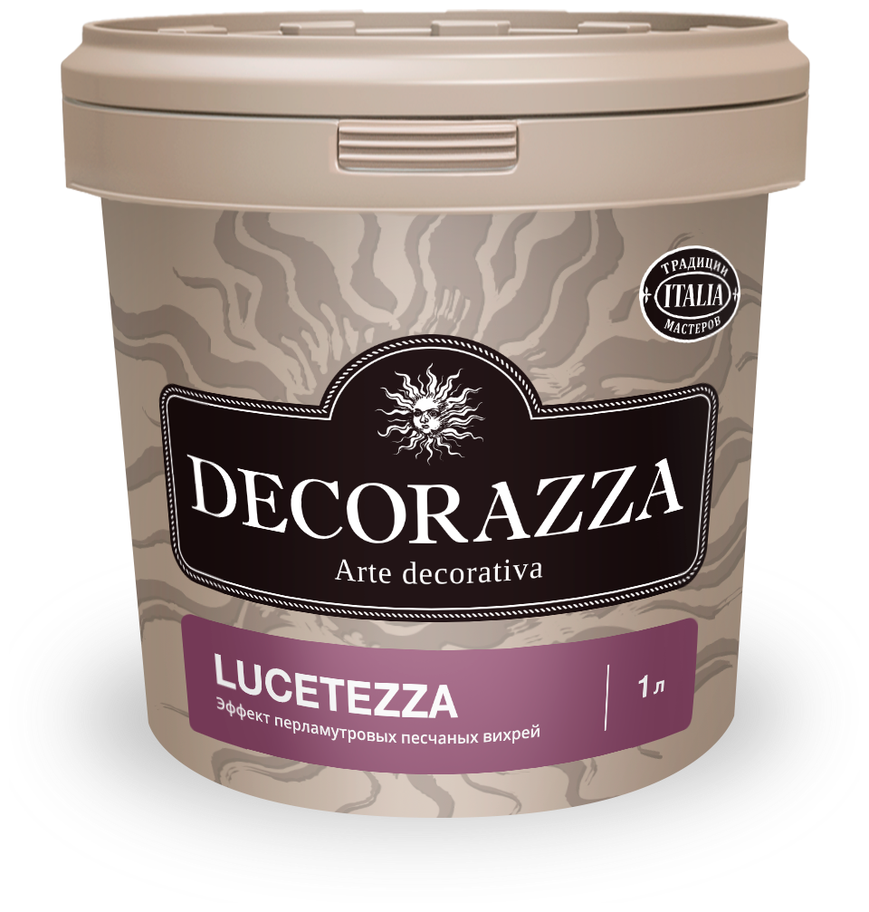 Декоративная штукатурка Decorazza Lucetezza Argento LC 001, 1 л