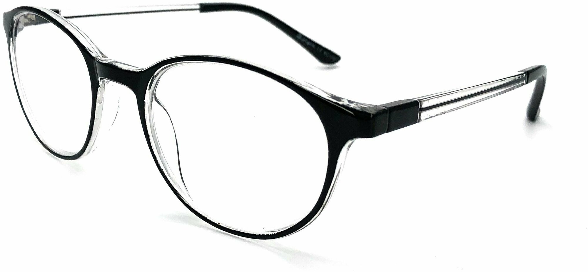 Очки для зрения +4.00 KC-170 (пластик) черный / очки для чтения +4.00