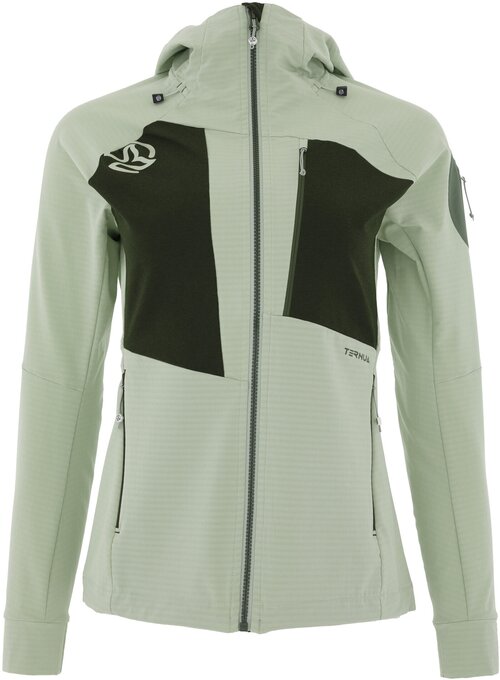 Куртка TERNUA Demina Hard Hood Jkt W, размер XXL, зеленый